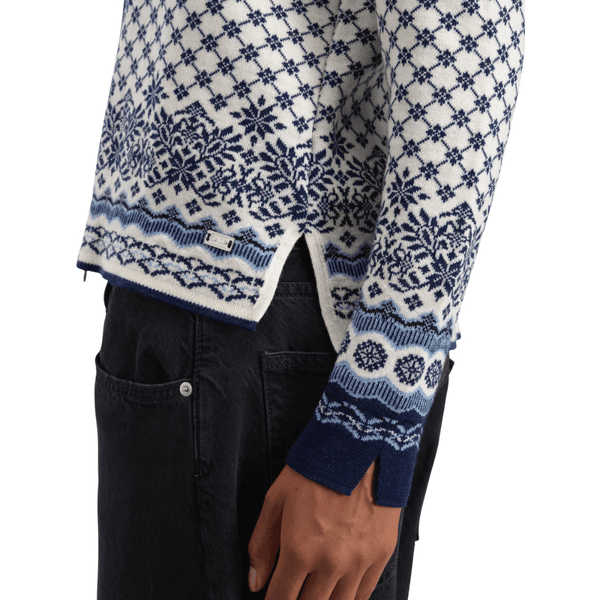 W's Solfrid Fem Jacket Offwhite Electricstorm Navy, view: 5