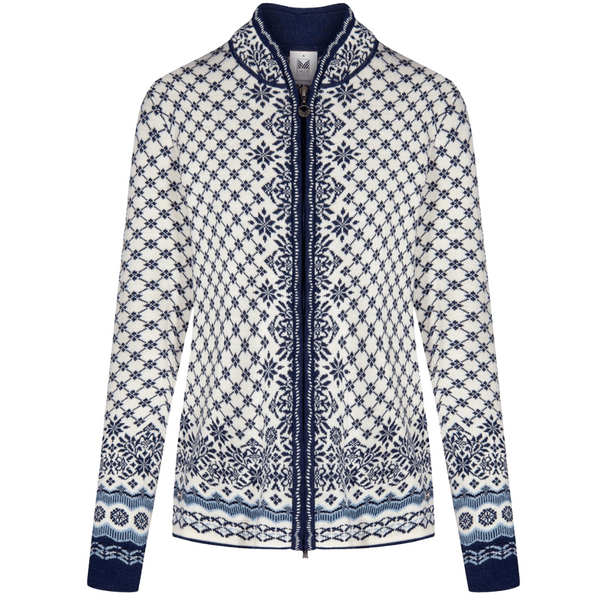 W's Solfrid Fem Jacket Offwhite Electricstorm Navy, view: 0