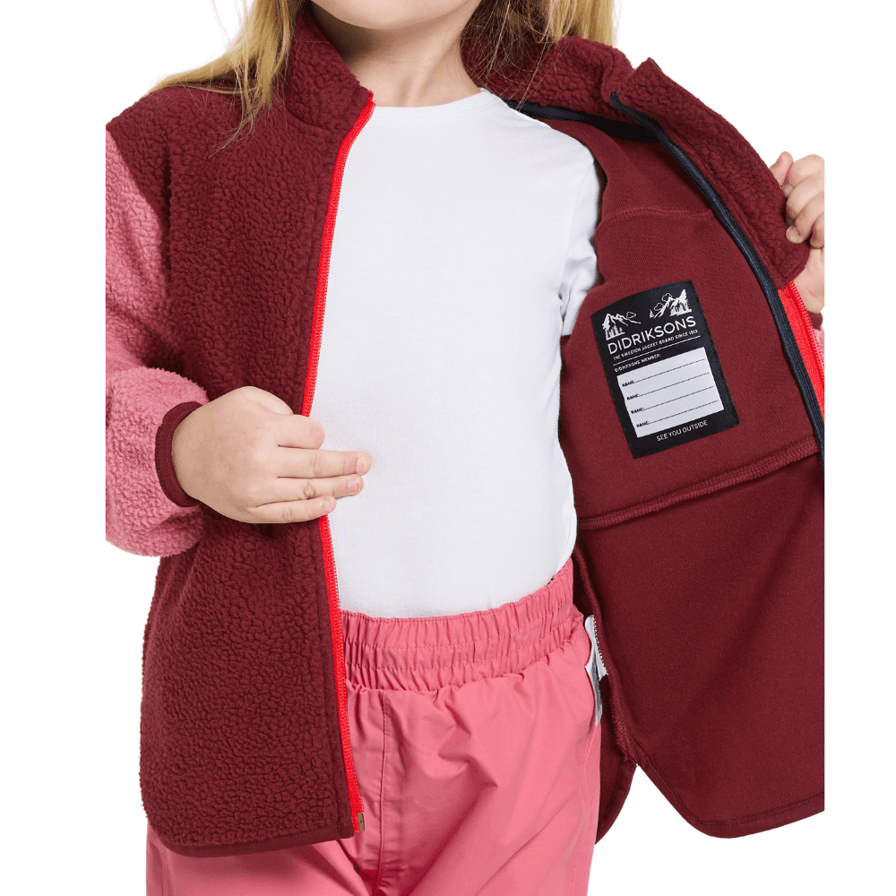 Anten Fullzip Kids Anemon Red, view: 4