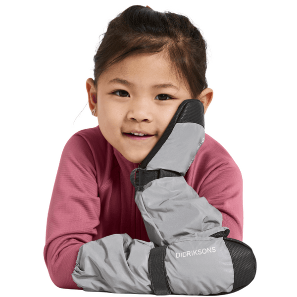 Biggles Refl Mitten Kids Silver, view: 1