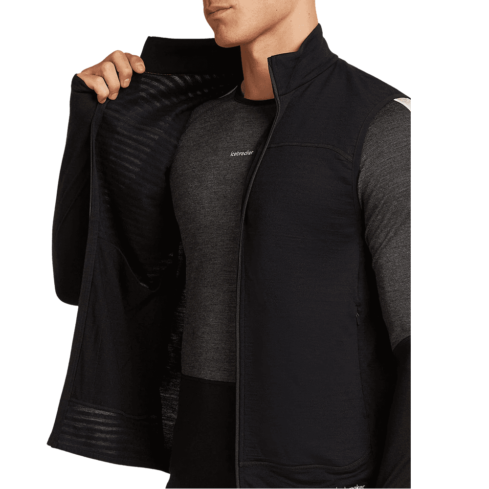 M's Merino 300 Realfleece Descender Vest Black, view: 3