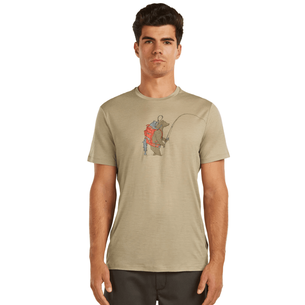M's Merino 150 Tech Lite Ss Tee Bear Catch Flagstone, view: 0