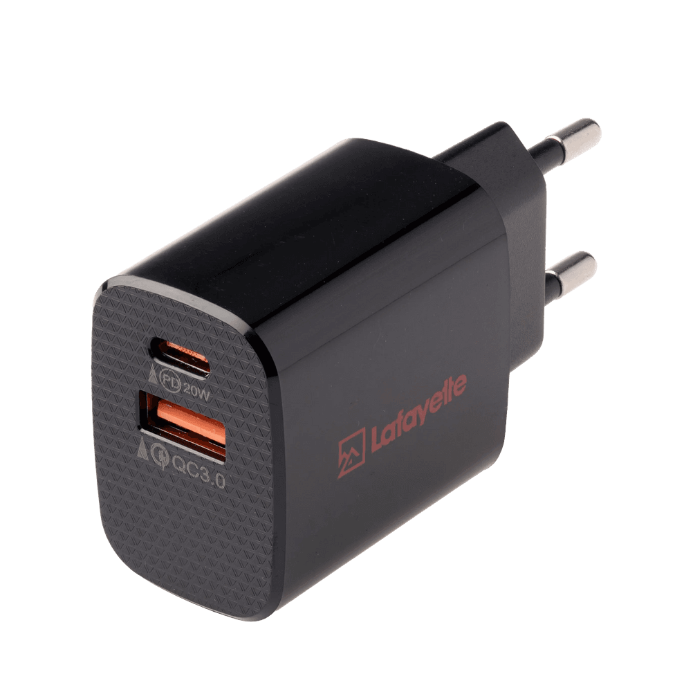 Väggadapter Usb-A & Usb-C, view: 0