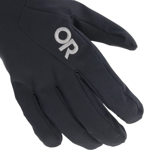 M's Sureshot Softshell Glove Solid Black, view: 1