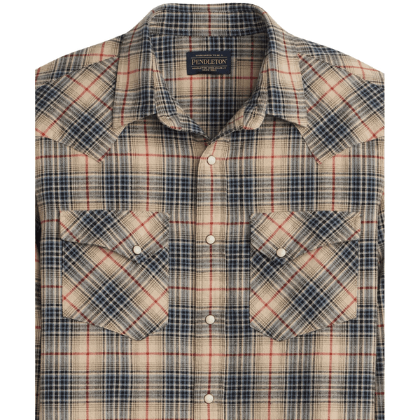 M's Wyatt Shirt Natural Multi Plaid, view: 1