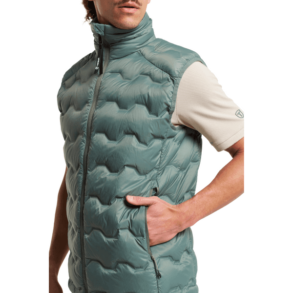 M's TXlite Shibui Down Vest Grey Green, view: 2