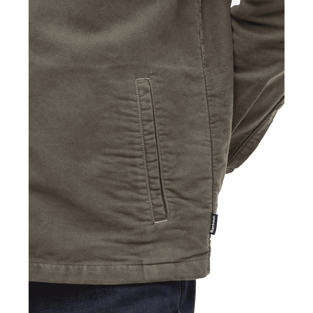 M's Regular Moleskin Overshirt Dark Olive, view: 2