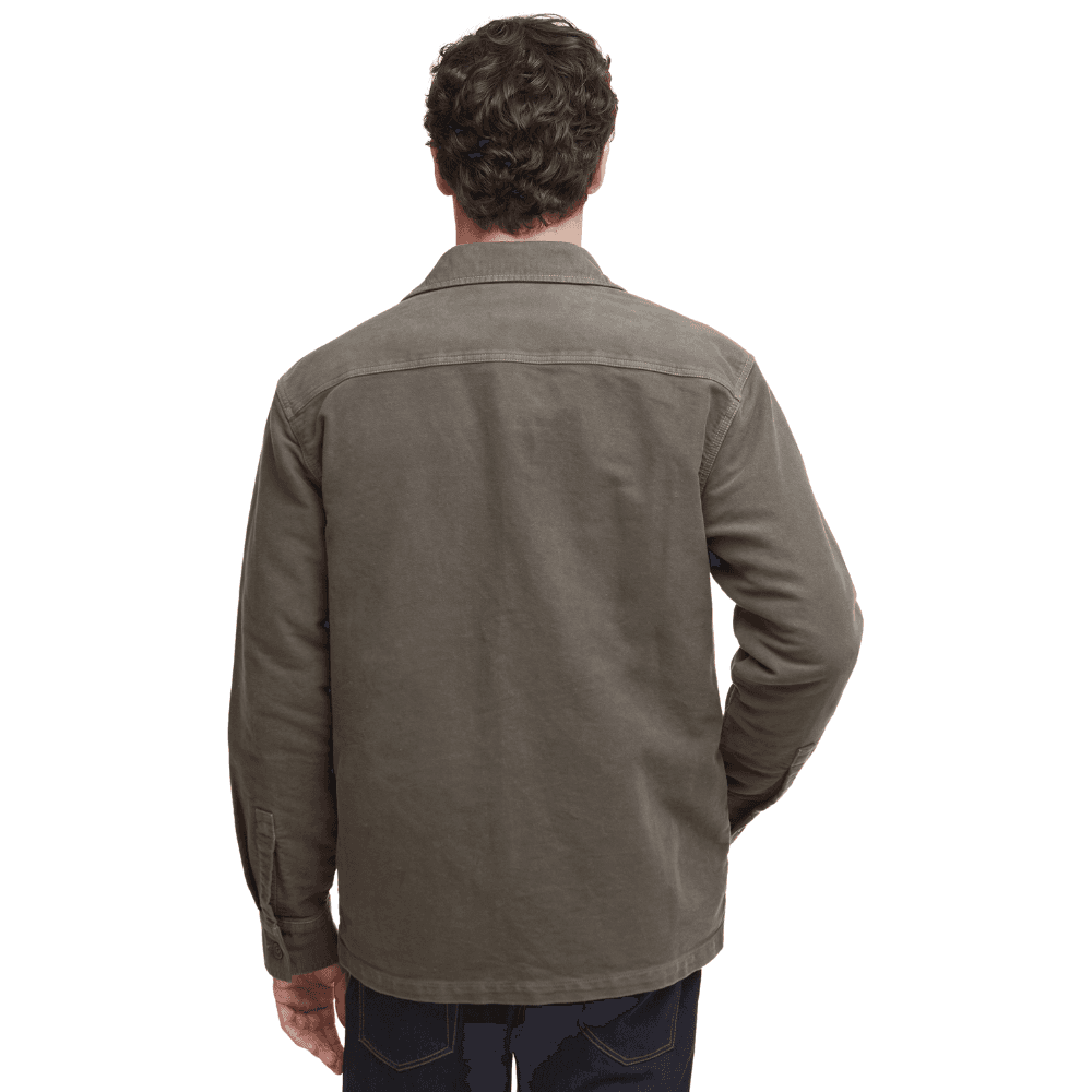 M's Regular Moleskin Overshirt Dark Olive, view: 4