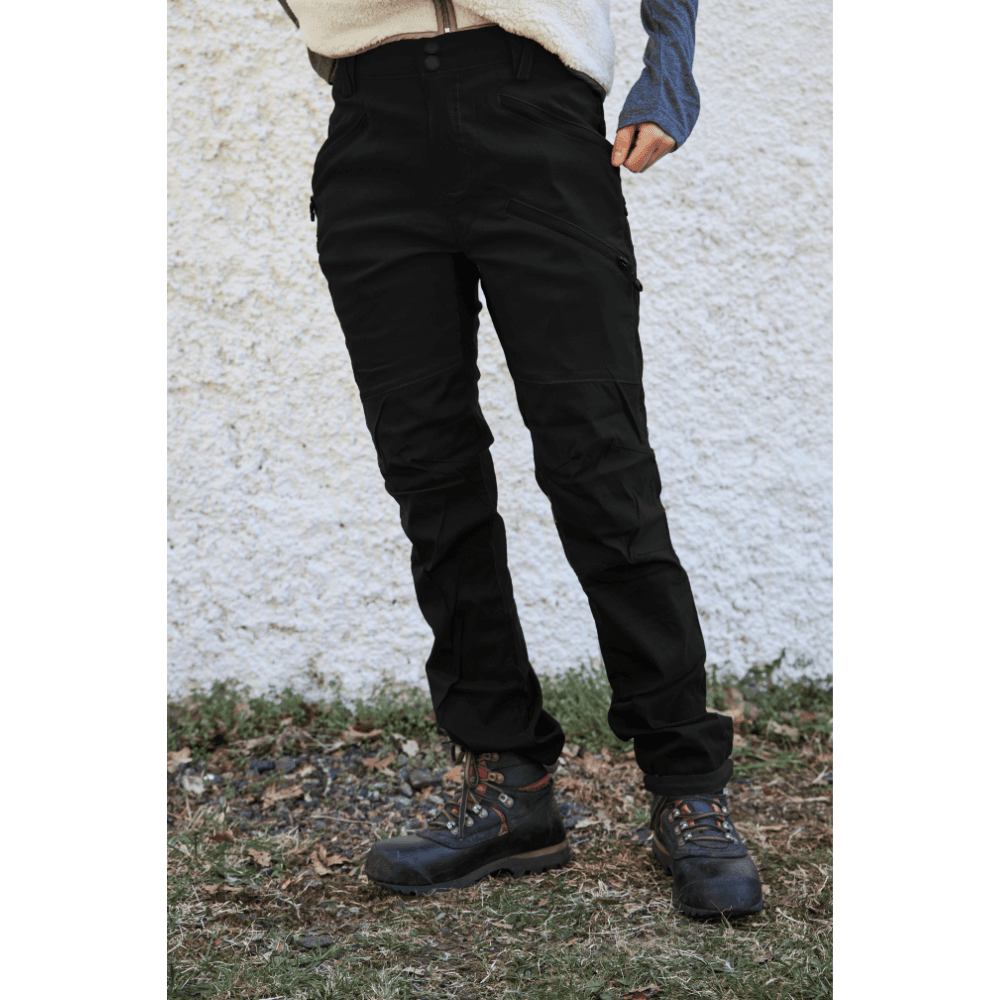 W's Kinlin Outdoor Pant Black Solid, view: 2