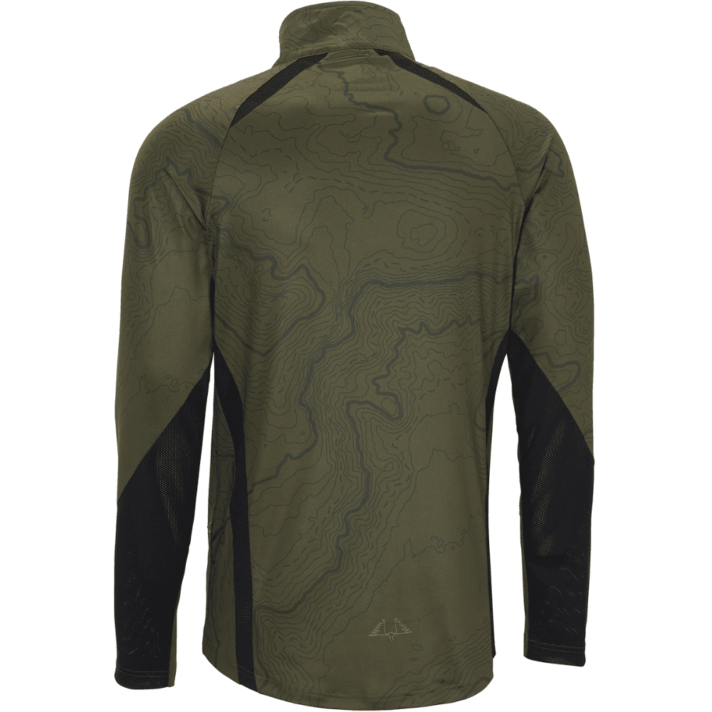 M's Alpha Antibite Sweater RE-ECO Printed Green, view: 1