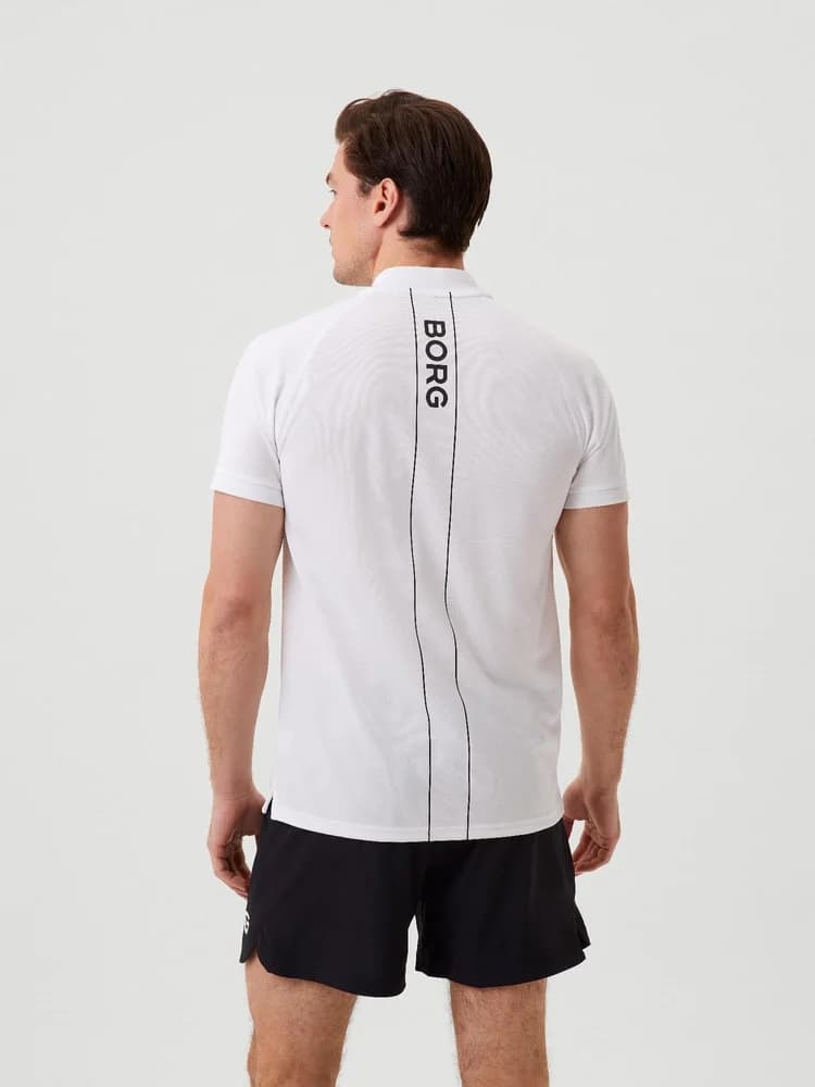 Ace Performance Zip Polo Brilliant White, view: 1