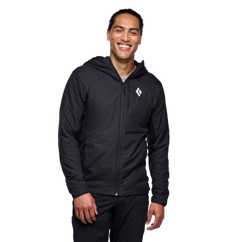 Men's First Light Hybrid Hoody Black, view: 1