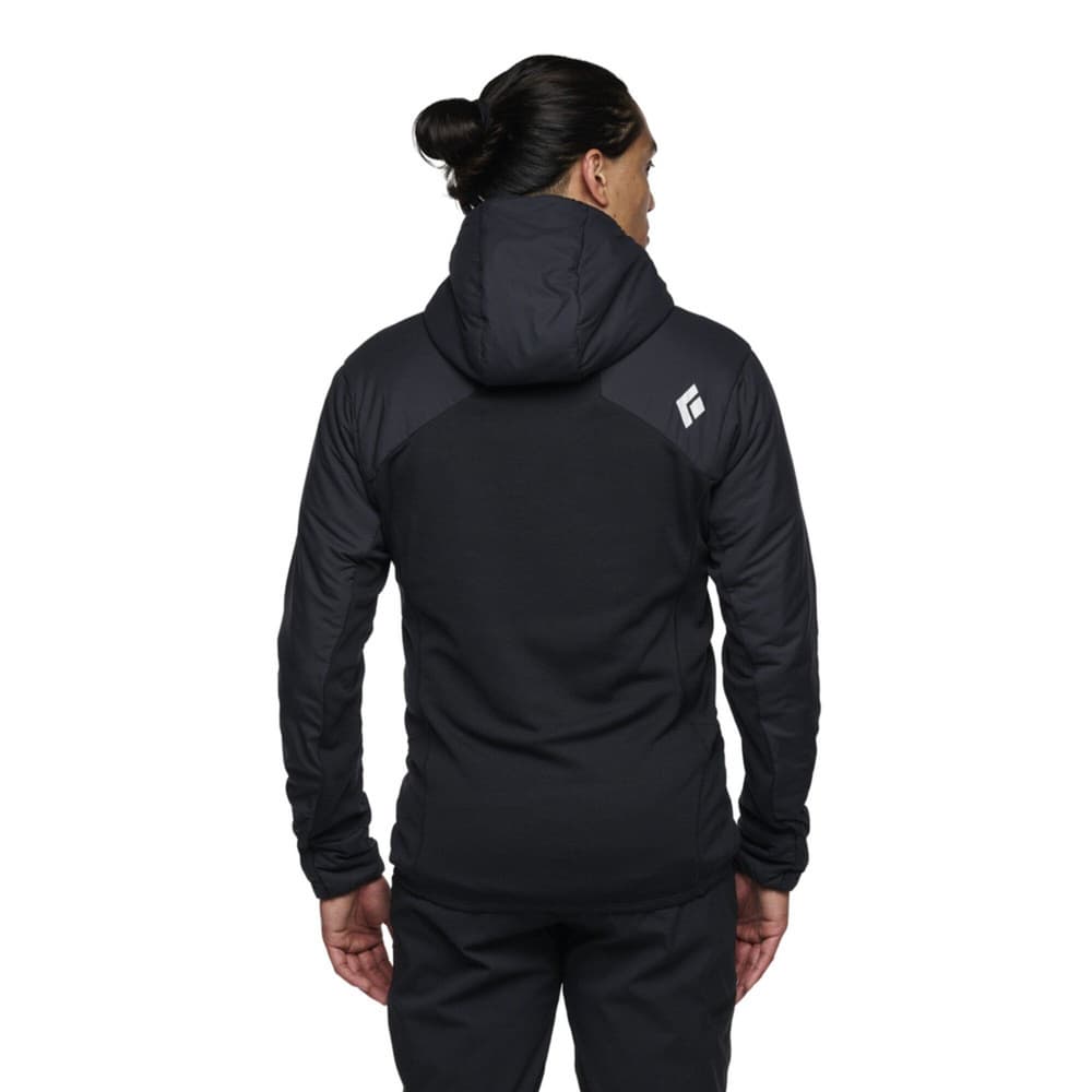 Men's First Light Hybrid Hoody Black, view: 3