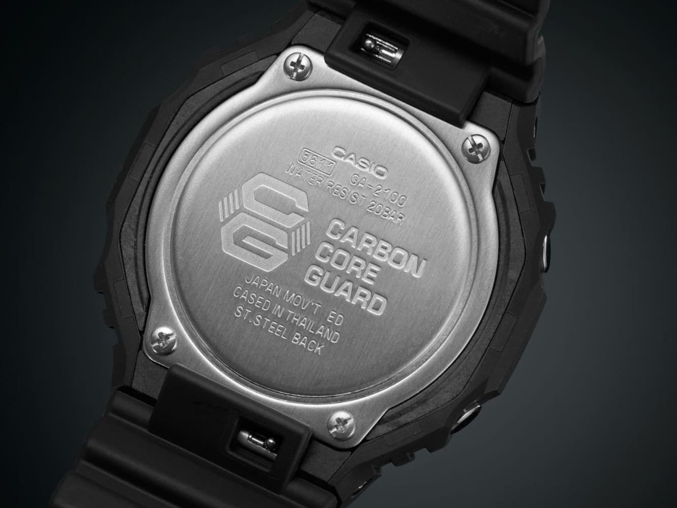 G-Shock GA-2100-1A1ER Svart, view: 5