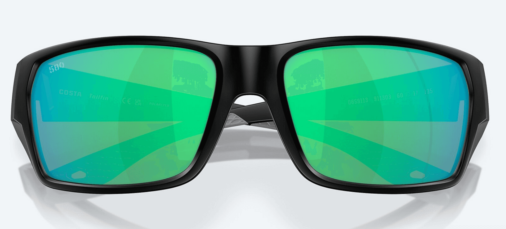 Tailfin Matte Black Green Mirror 580G, view: 2