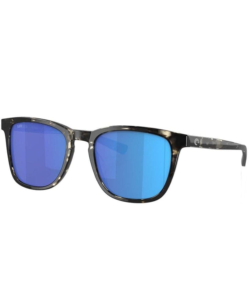 Sullivan Shiny Black Kelp Blue Mirror, view: 0