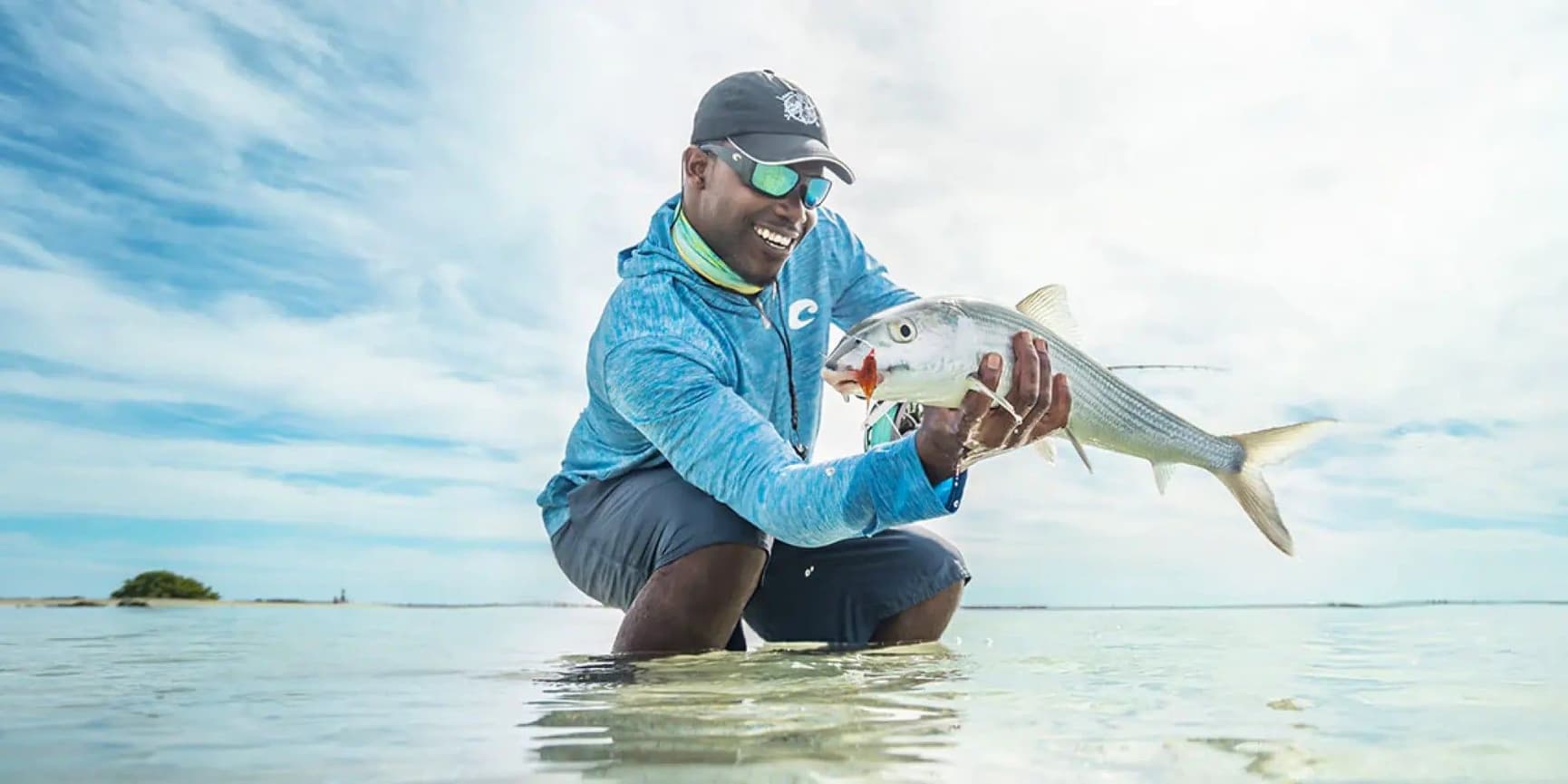 Blackfin Pro Matte Black Green Mirror Polarized, view: 6