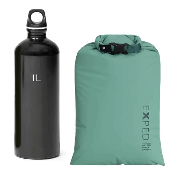 Exped Drybag Versa Crush sage 1L, view: 1