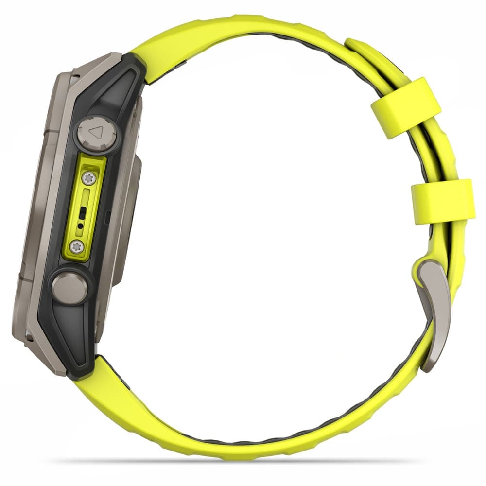 Fenix 8 SOLAR 47mm Sapphire Solar Bare Titanium / Graphite Amp Yellow, view: 6