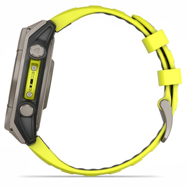 Fenix 8 SOLAR 47mm Sapphire Solar Bare Titanium / Graphite Amp Yellow, view: 6