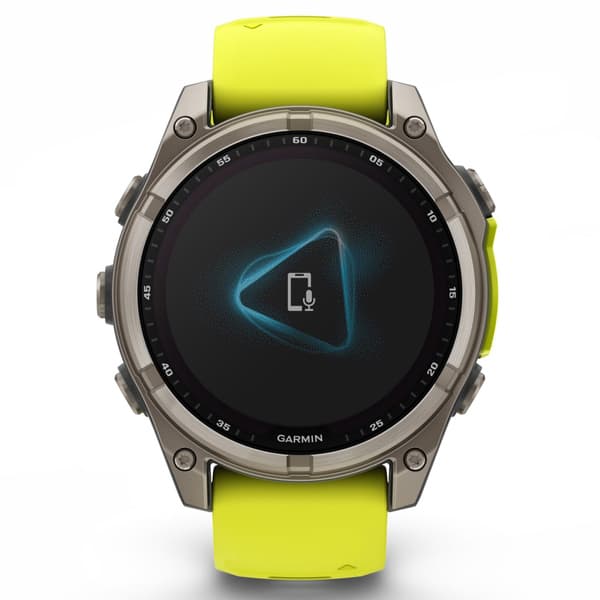 Fenix 8 SOLAR 47mm Sapphire Solar Bare Titanium / Graphite Amp Yellow, view: 2