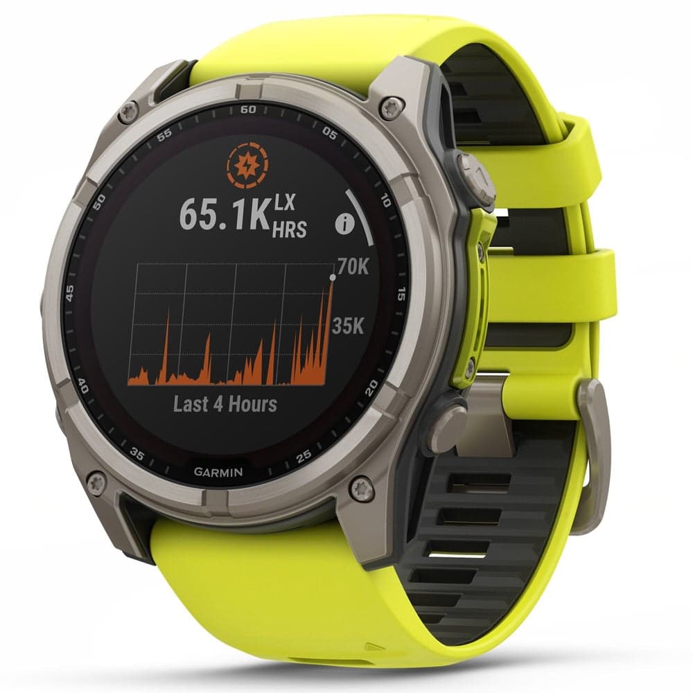 Fenix 8 SOLAR 51mm Sapphire Solar Bare Titanium / Graphite Amp Yellow, view: 1