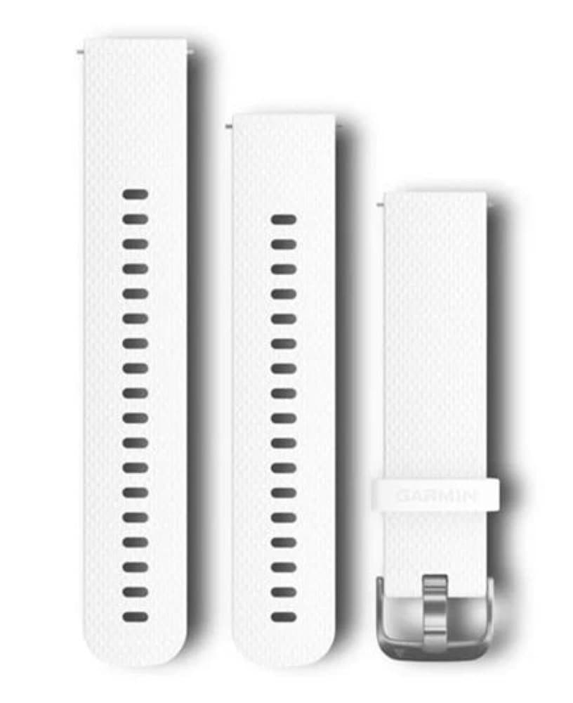 Quick Release 20 Silikon Silver Hvit, view: 0