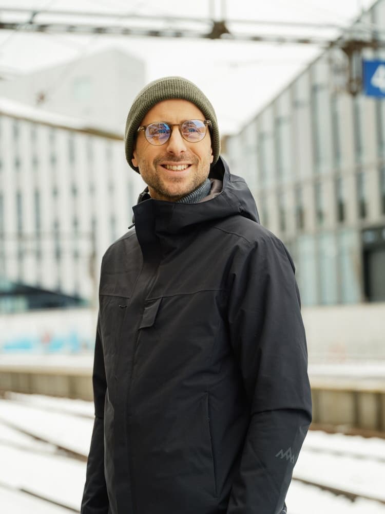 Heated Oslo Coat Mens Black, view: 5