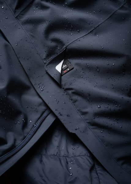 Heated Oslo Coat Mens Navy, view: 10