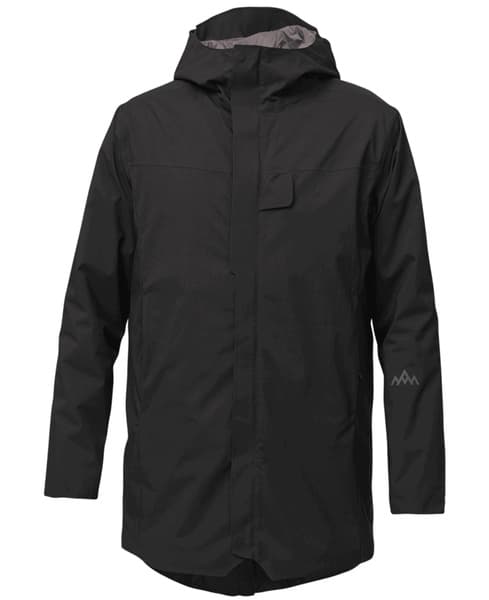 Heated Oslo Coat Mens Black, view: 0