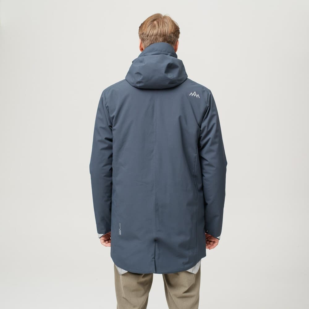 Heated Oslo Coat Mens Navy, view: 5