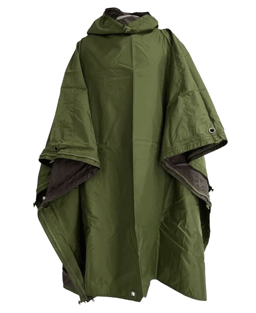 Bardu Multi-cape Granite Green / Midnight Blue, view: 0