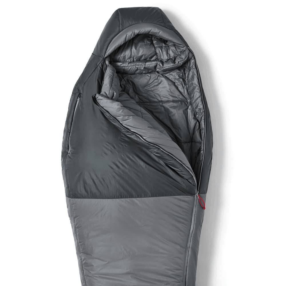 Pro Fiber -5 Sleeping Bag 185cm Smoky Grey / Ruby Red, view: 1