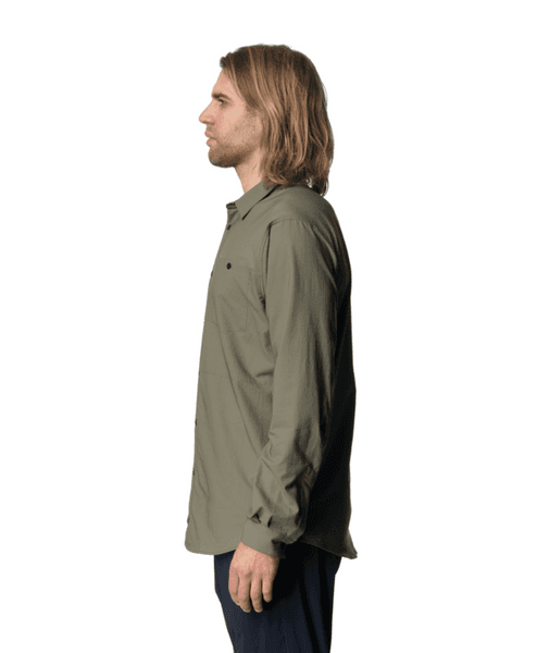 M's Longsleeve Shirt Sage Green, view: 2