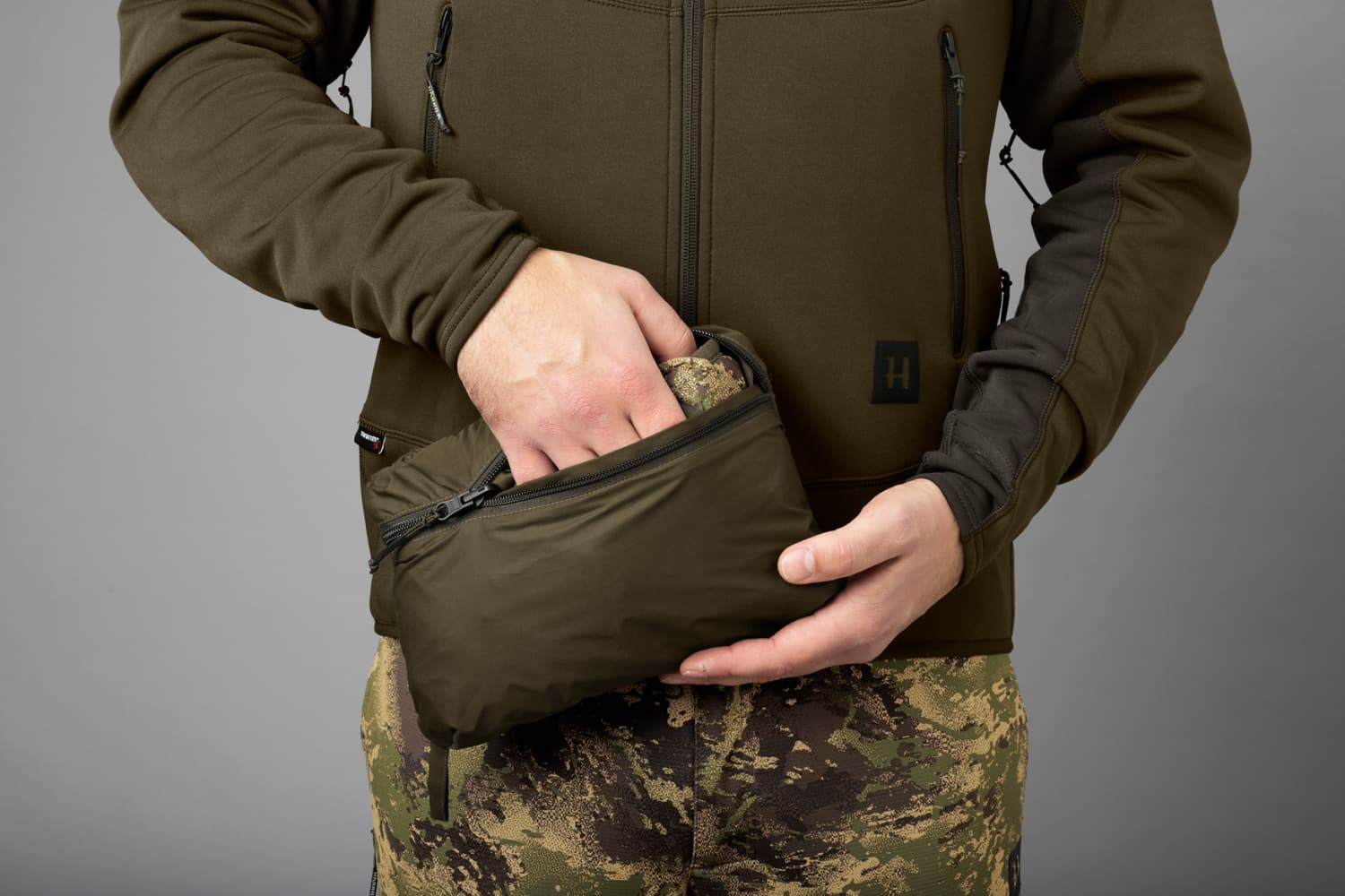 Deer Stalker Camo Reversible Packable Waistcoat Willow green/AXIS MSP/Forest, view: 4