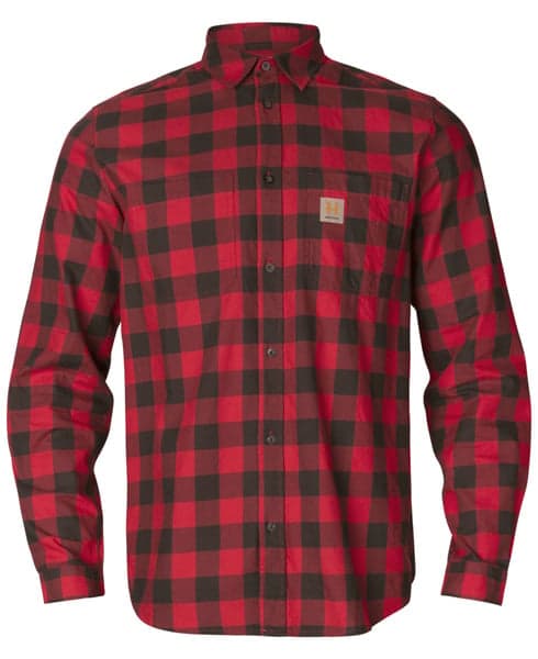 Härkila Skandinavisk L/S Red check, view: 0