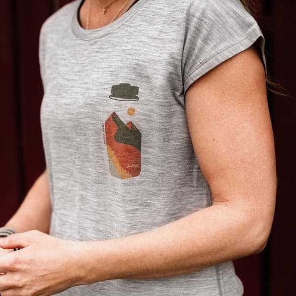 Fulu Merino Bottle T-Shirt W Light Grey, view: 0