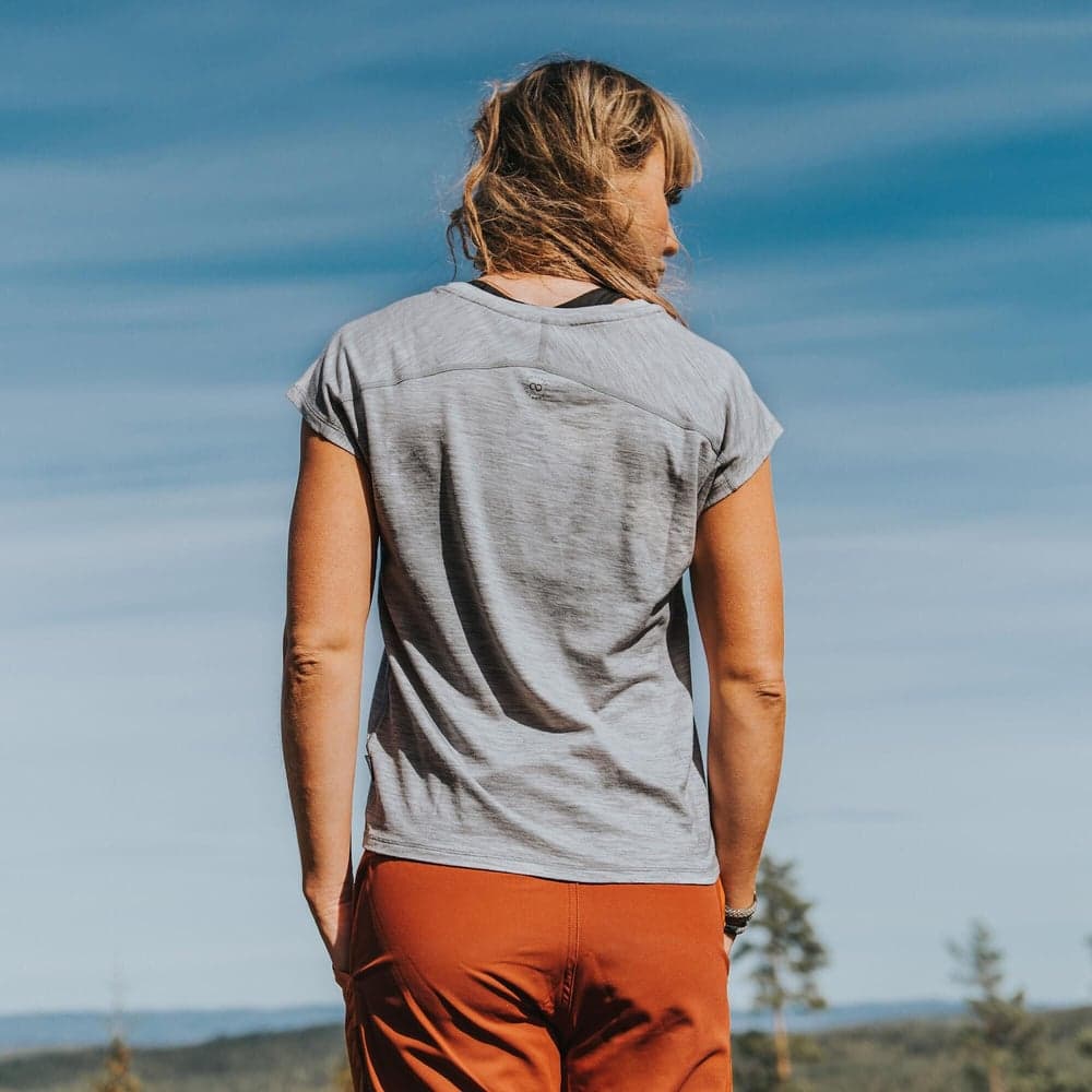 Fulu Merino Bottle T-Shirt W Light Grey, view: 3