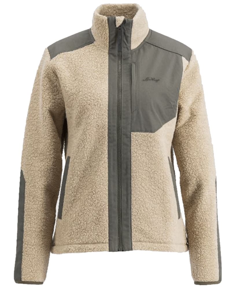 Saruk Wool Pile Mid Full Zip W Sand, view: 0