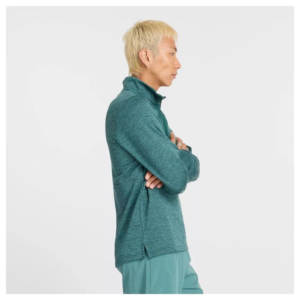 Athletics Heat Grid 1/2 Zip New Spruce, view: 1