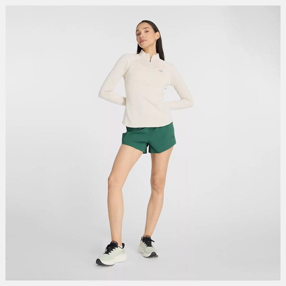 Athletics Heat Grid 1/2 Zip Linen Heather, view: 1