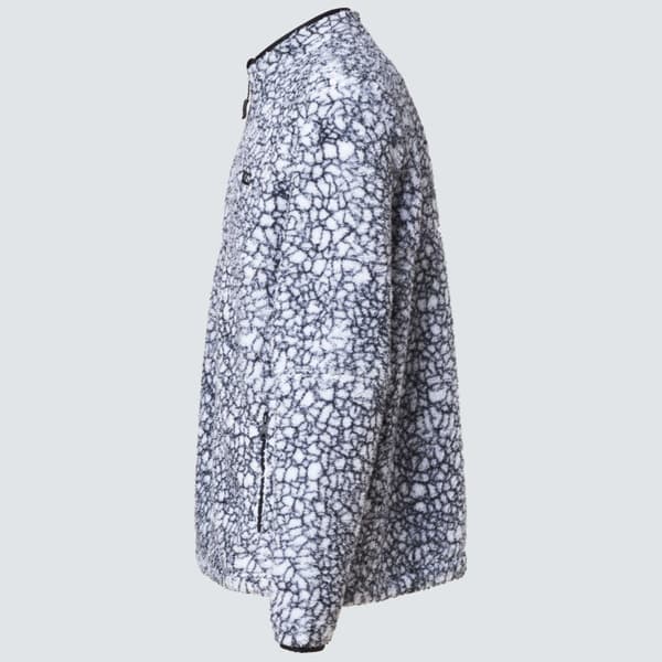 Hillside Sherpa FZ White Crackle Print, view: 2