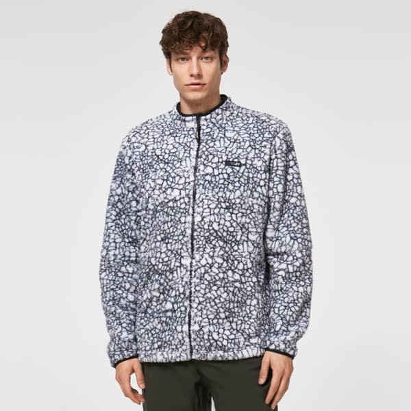 Hillside Sherpa FZ White Crackle Print, view: 3