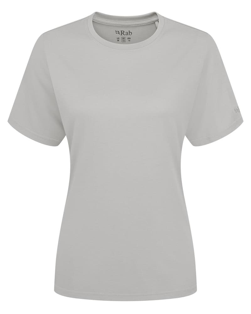 Crimp Logo Tee Wmns Light Zinc, view: 0