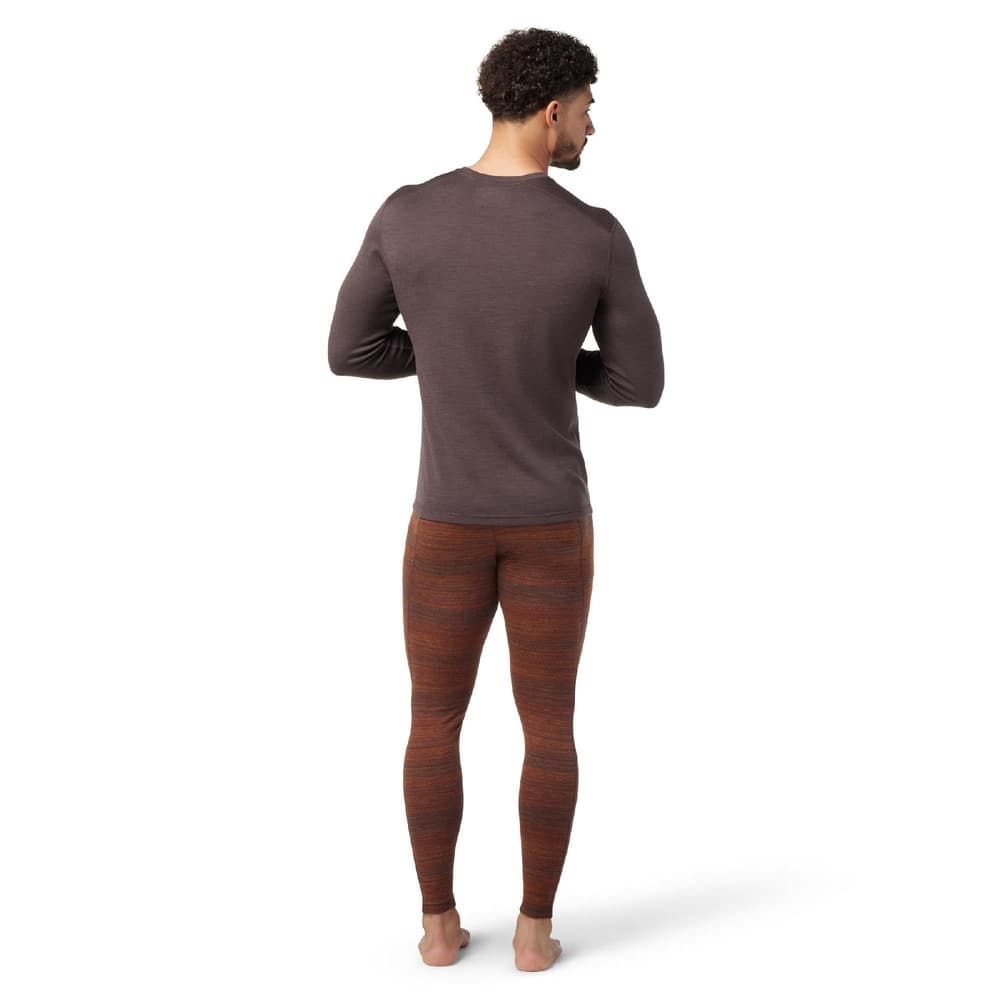 Men's Classic Thermal Merino Base Layer Colorblock Crew Shale Heather, view: 1
