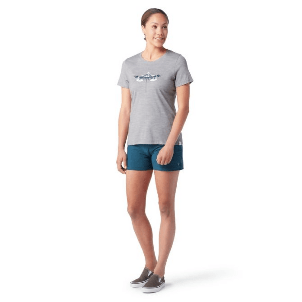 Women’s Merino Sport 150 Dragonfly Summit Slim Light Gray Heather, view: 1