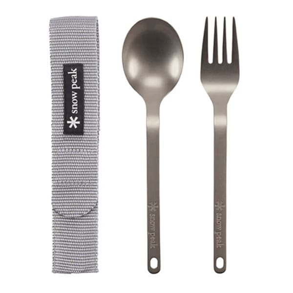 Titanium Fork & Spoon Set, view: 0