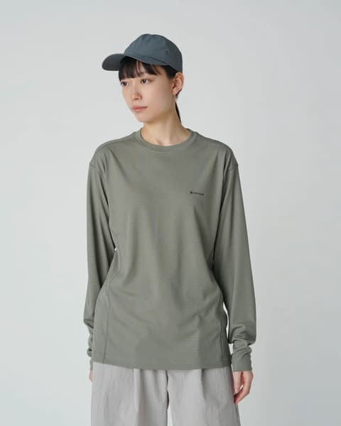Pe Power Dry Long Sleeve T-Shirt Grey, view: 1