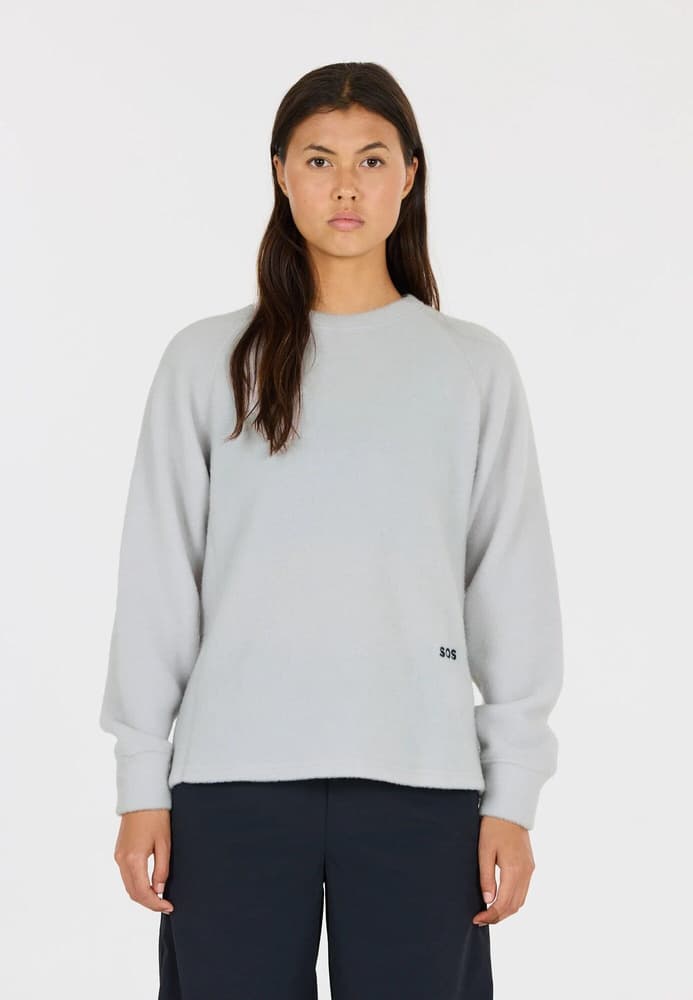 Aneto W Wool Crew Neck Rainy Day, view: 6
