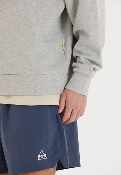 Bovec M Sweat Crew Neck Light Grey Melange, view: 6